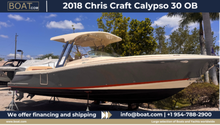 2018 Chris craft calypso 30 graphic